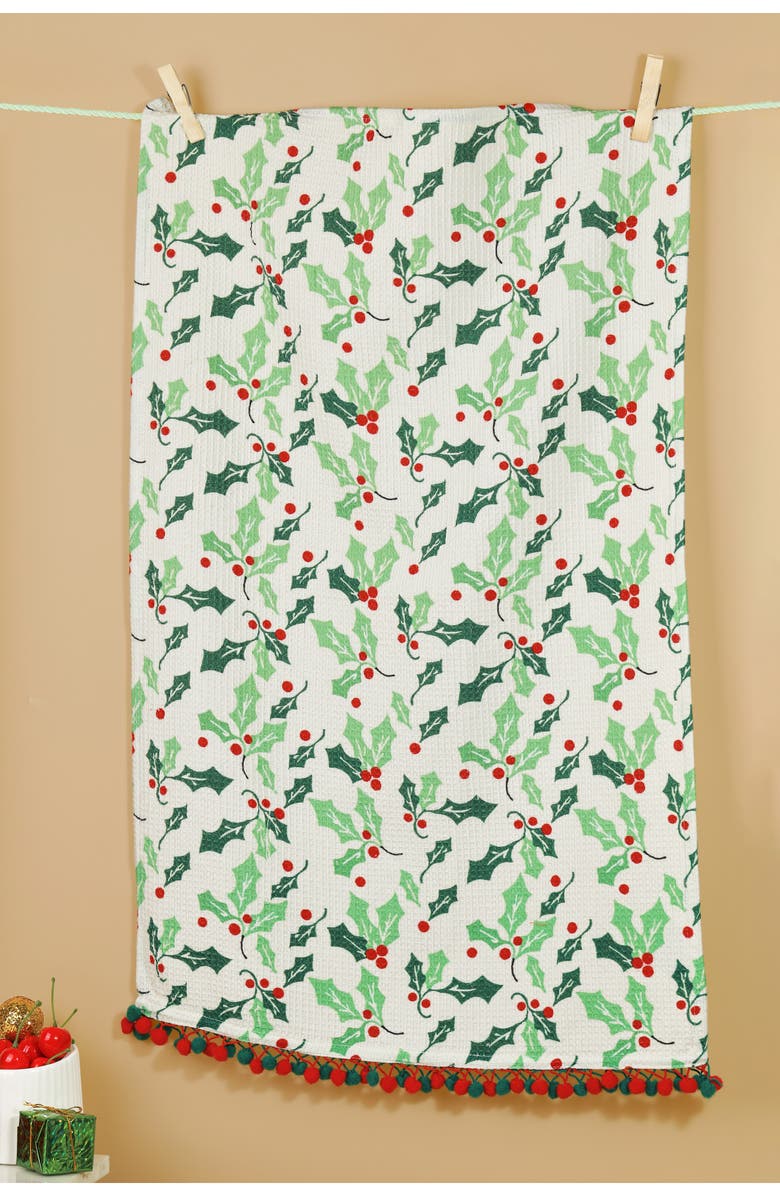 Tiramisu The Nutcracker Suite Set of 3 Kitchen Towels, Alternate, color, Green