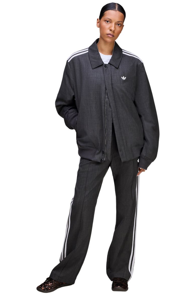 adidas x Wales Bonner Wool Blend Twill Pants, Alternate, color, Dark Grey Heather