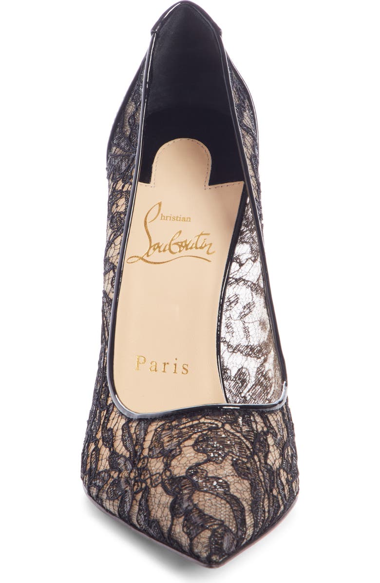 Christian Louboutin Follies Alençon Lace Pump, Alternate, color,
