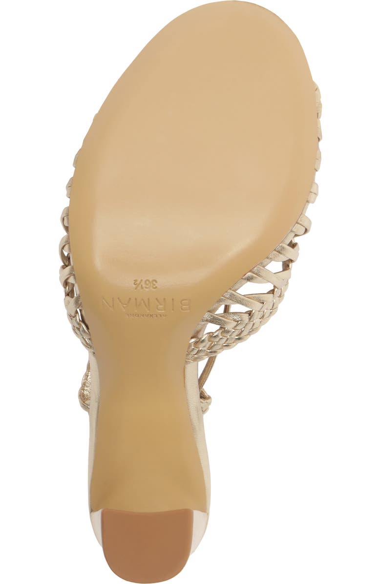 Alexandre Birman Agatha Ankle Strap Sandal, Alternate, color, Golden