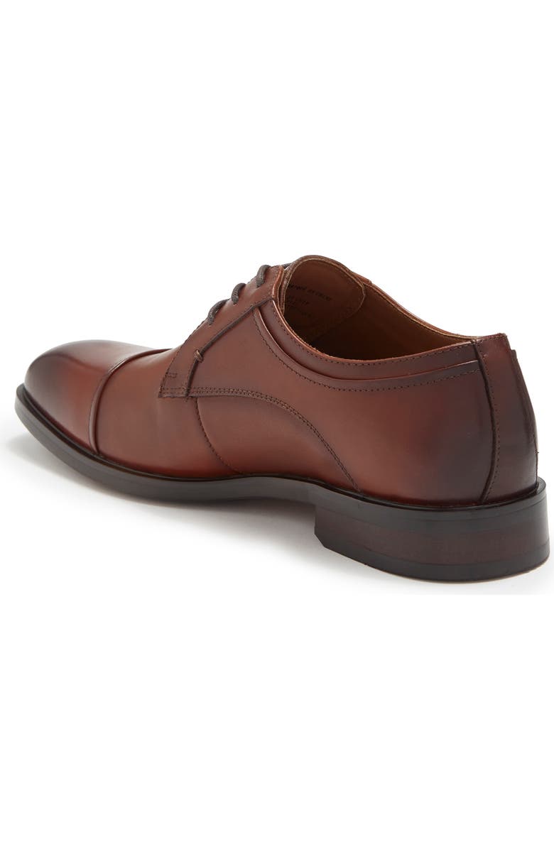 NORDSTROM RACK Greyson Cap Toe Leather Derby, Alternate, color, Brown
