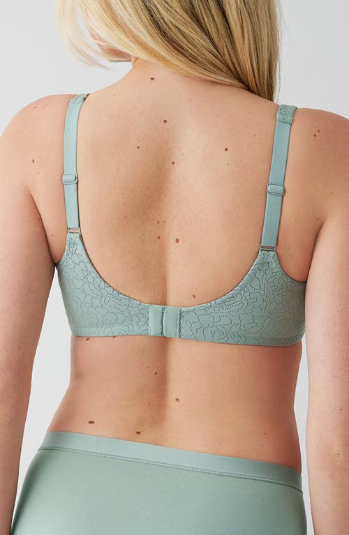 Wacoal Inside Job Side Support Wire Free Bra In Green
