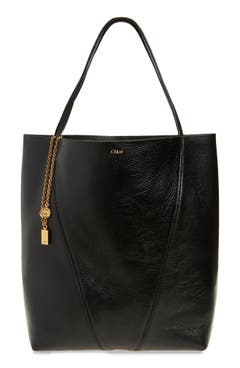 Women's Large Black Faux Leather Top Handle Tote Bag – Zip Closure, Shoulder Handbag