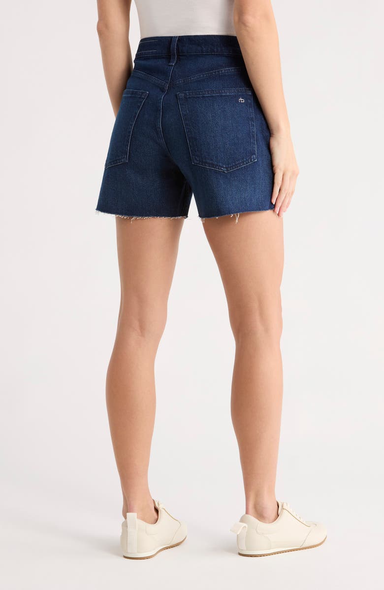 rag & bone High Waist Denim Cutoff Shorts, Alternate, color, Fairburn