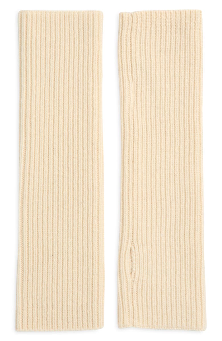 TOTEME Fingerless Wool & Cashmere Gloves, Main, color, 