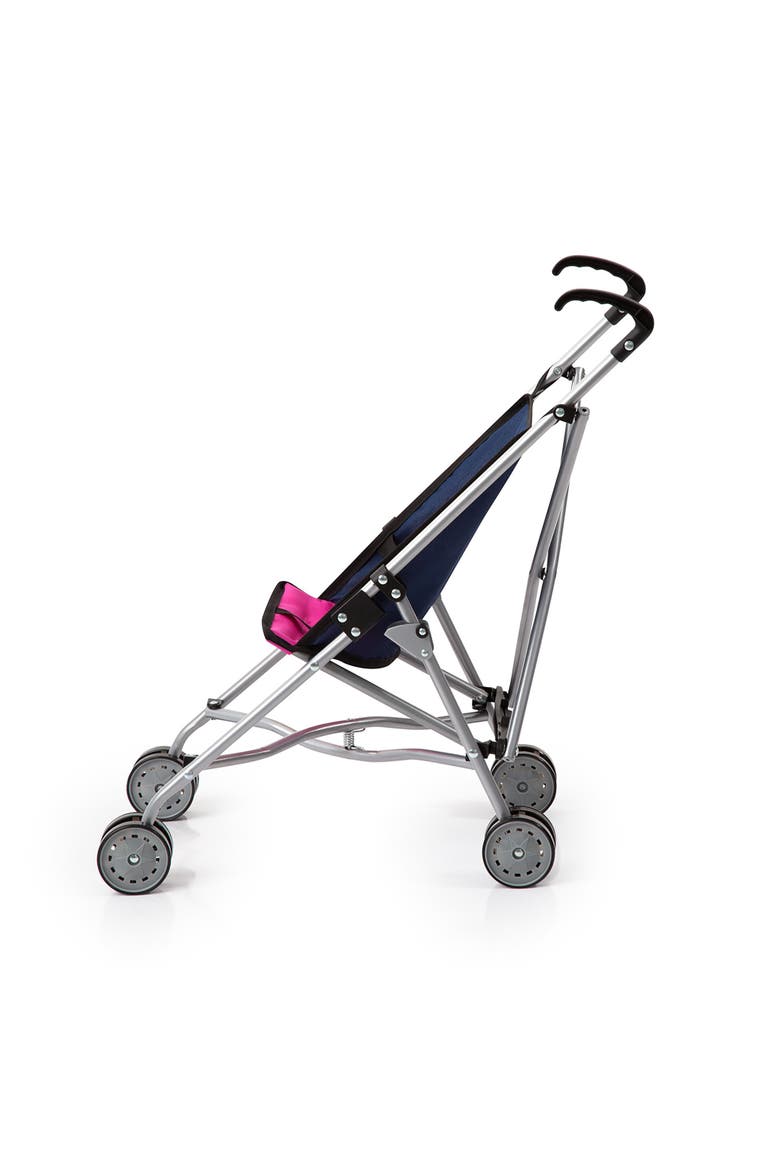 Toy Foldable Umbrella Doll Stroller, Dolls Up To 18 Inches, Alternate, color, Blue