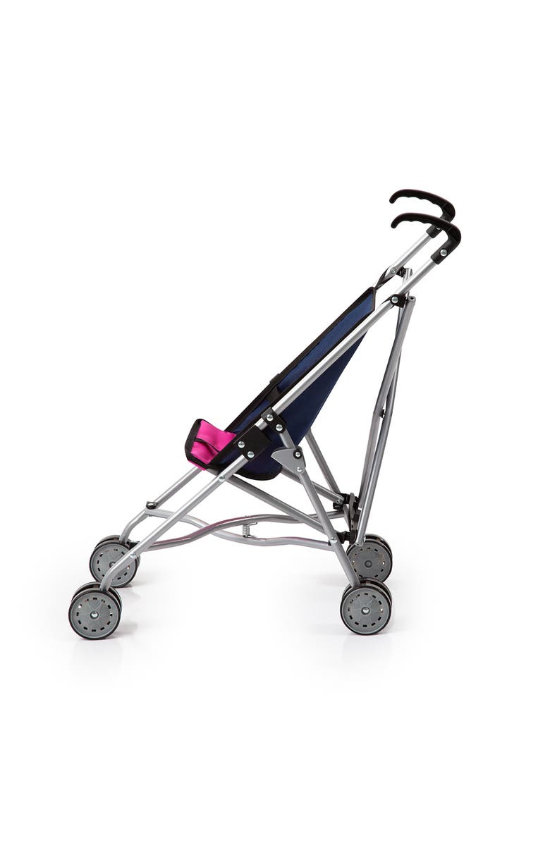 Bayer Design Toy Foldable Umbrella Doll Stroller, Dolls Up To 18 Inches, Alternate, color, Blue