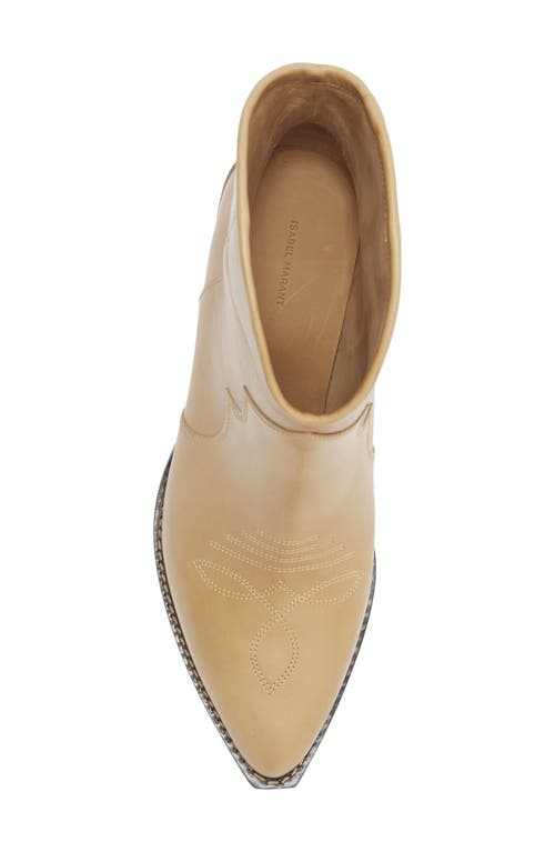 Isabel Marant Darizo Western Bootie In Brown