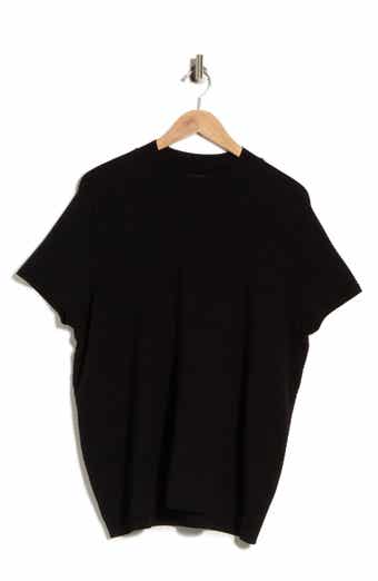 Short Sleeve Ribbed Sweater