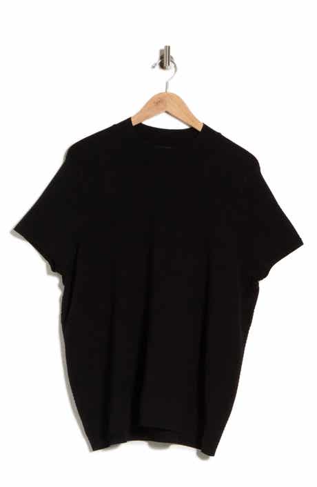 Short Sleeve Ribbed Sweater