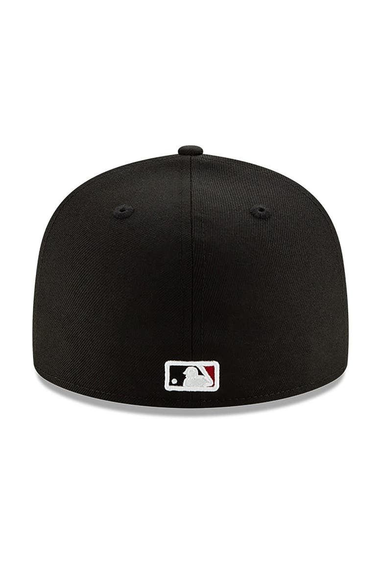 Men's New Era  Black Arizona Diamondbacks 25th Anniversary  59FIFTY Fitted Hat, Alternate, color, Black