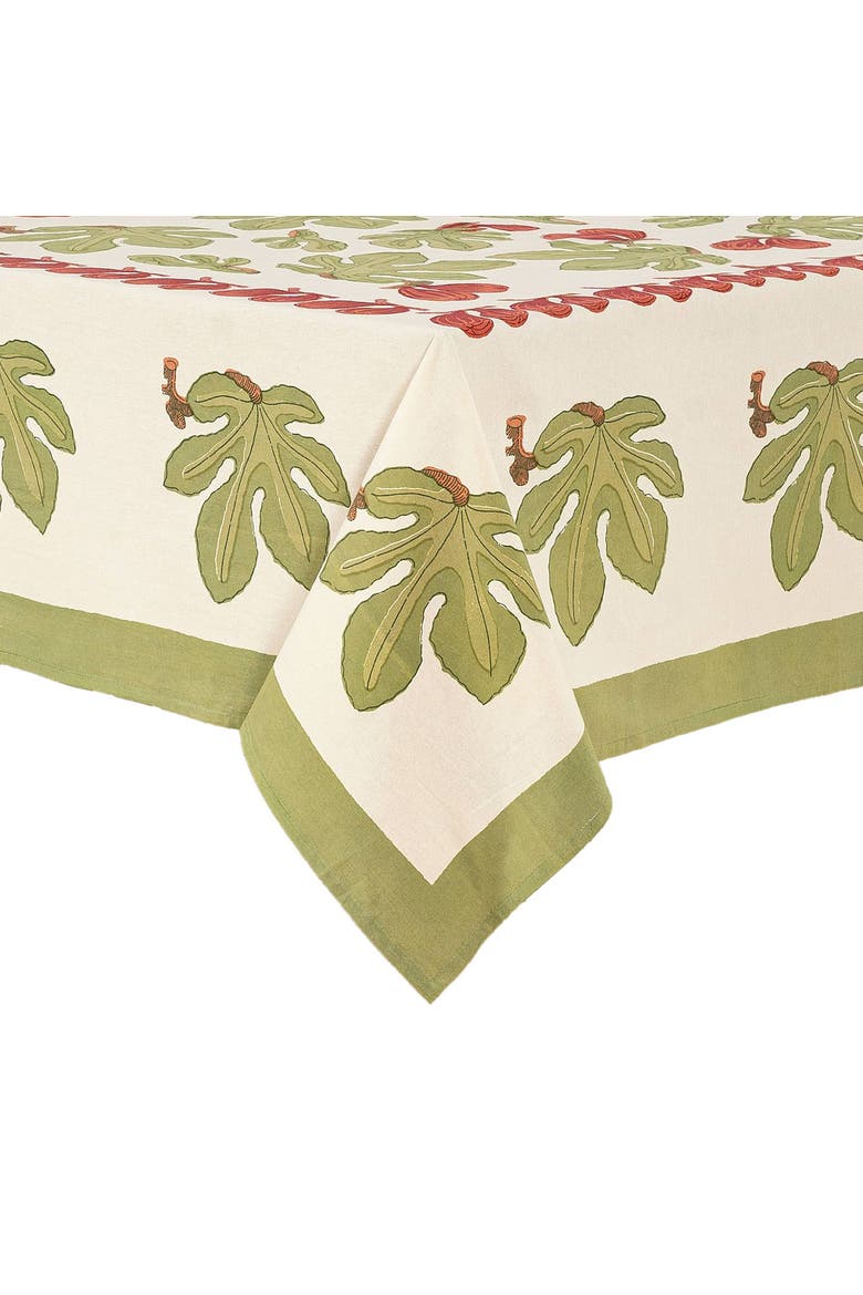 Fig Tablecloth, Alternate, color, Red/Green 59" x 59"