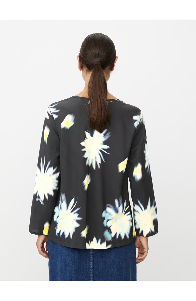 Masai Copenhagen Kala Long Sleeve V-Neck Blouse, Alternate, color, Muted Lime