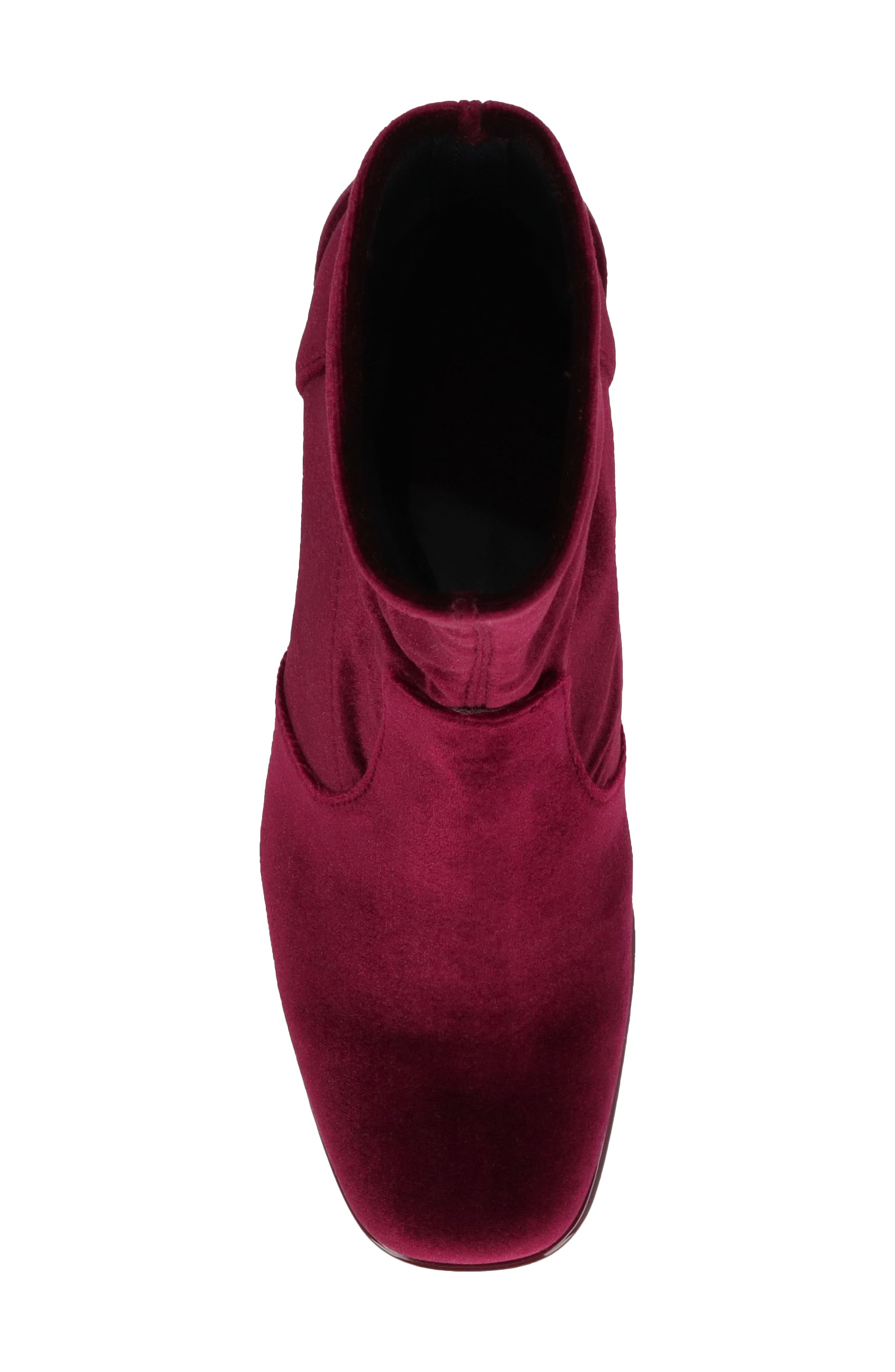 Nyvani Bootie, Alternate, color, MERLOT