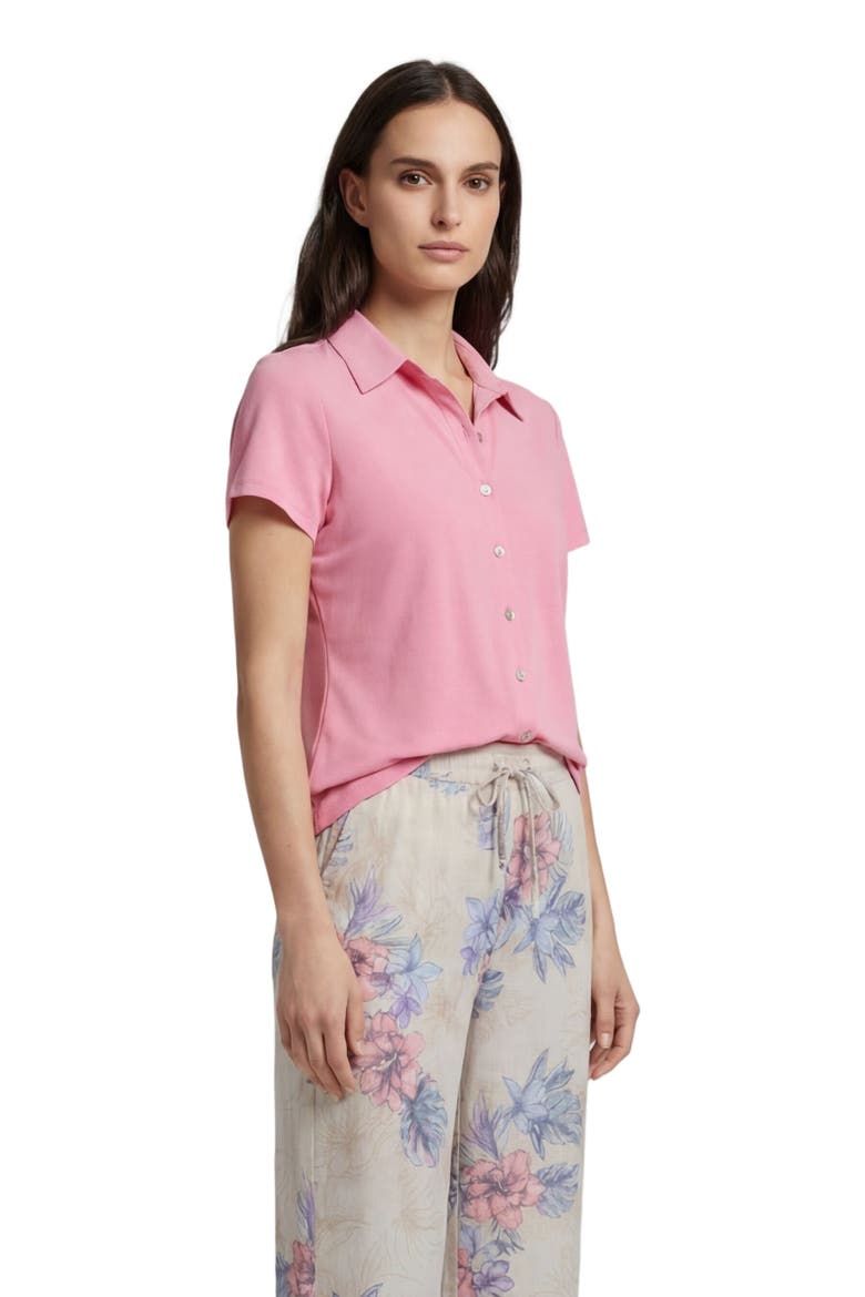 Womens Shelley Short Sleeve Shirt, Alternate, color, CORAL