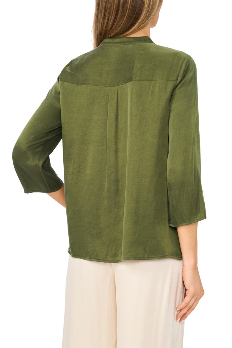 Pintuck Top, Alternate, color, MIDNIGHT SAGE
