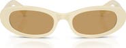 Miu Miu 54mm Oval Sunglasses