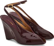 FERRAGAMO Arcadia Ankle Strap Wedge Pump