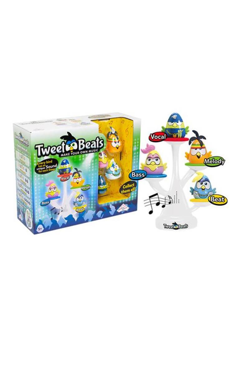 Tweet Beats Make Your Own Music Tree w/ 4 Birds, Alternate, color, Multicolored