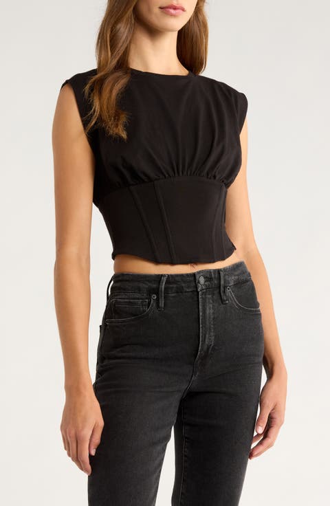 Sleeveless Corset TOP (Regular & Plus)