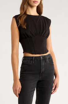 Good American Sleeveless Corset TOP