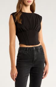 Good American Sleeveless Corset TOP