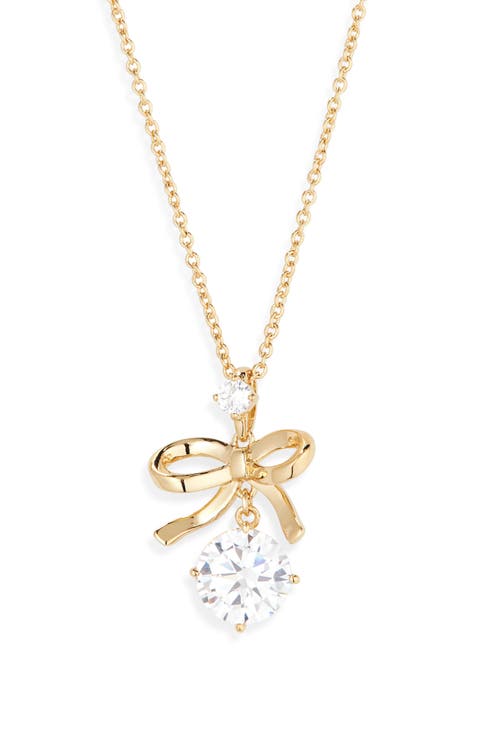 Bow Pendant Necklace