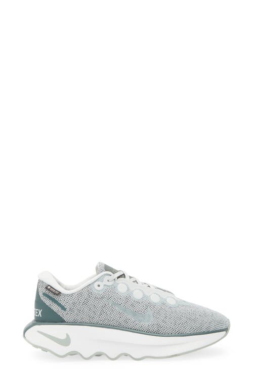 Nike Women's Motiva Gore-tex Waterproof Walking Shoes In Light Silver/jade Horizon