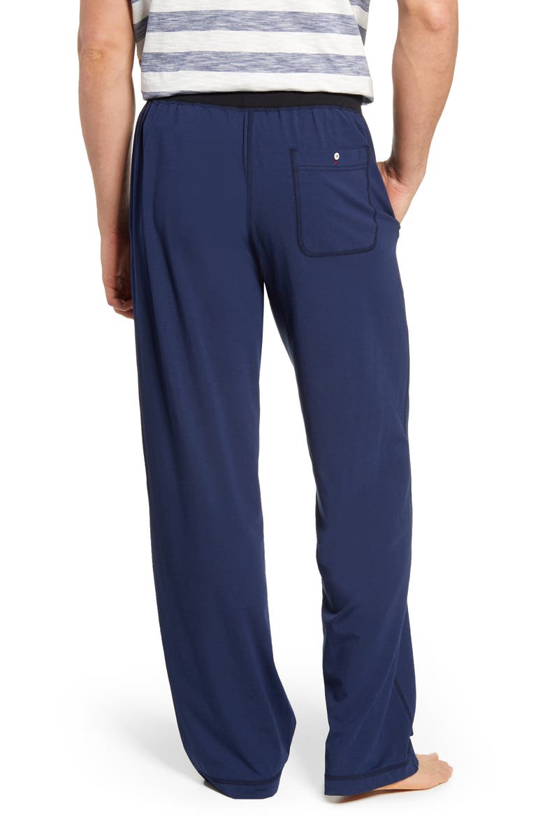 Cotton & Modal Pajama Pants, Alternate, color, NAVY
