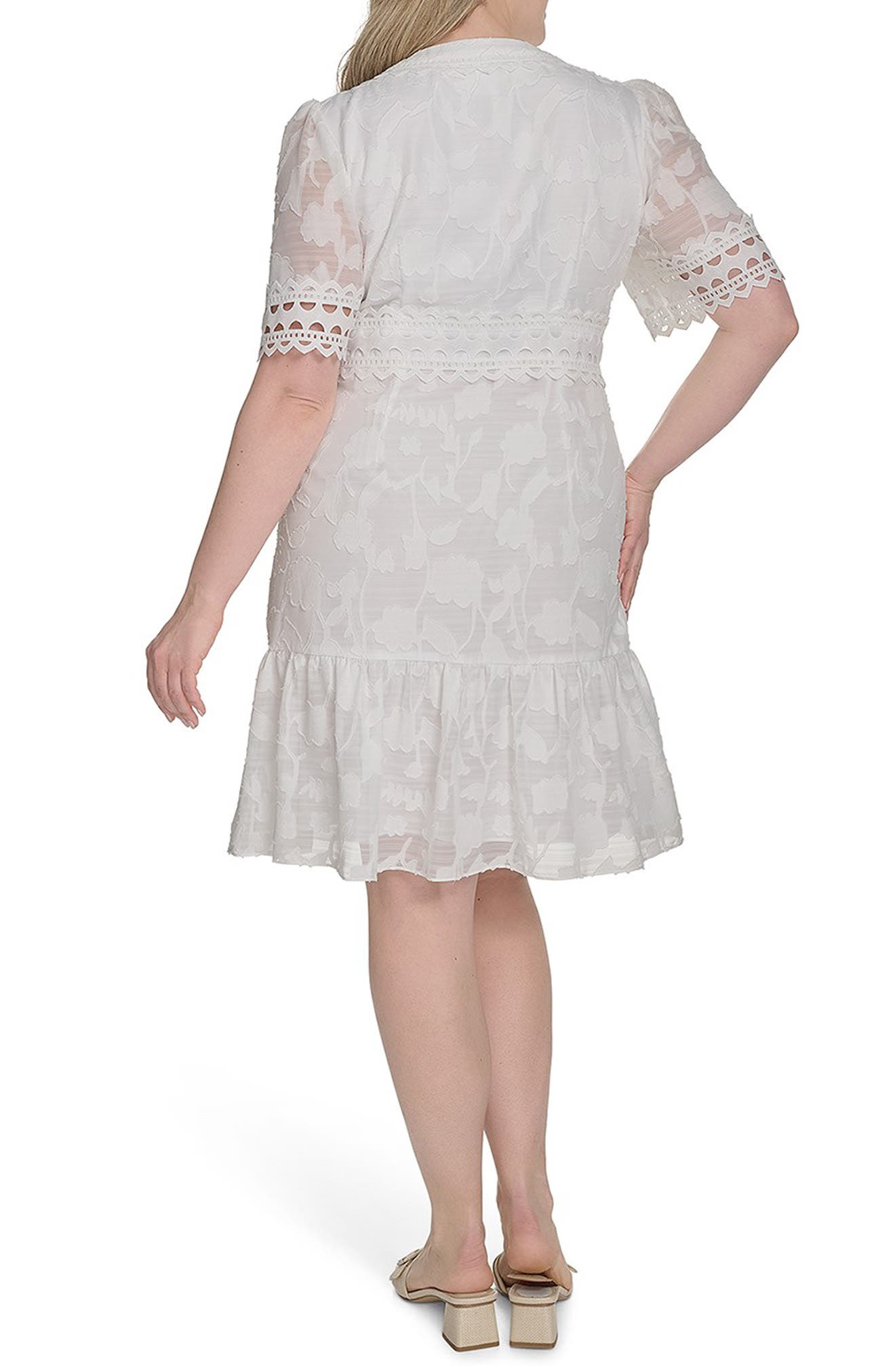 Floral Print Fit & Flare Shirtdress - image 2