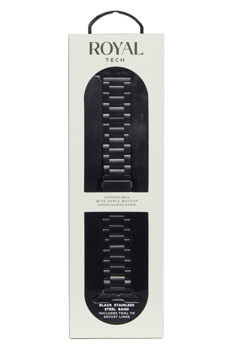 Apple Watch® Bracelet Watchband, Main, color, BLACK