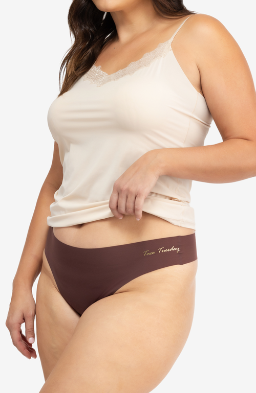 Uwila Warrior Days Of The Week Vip Thong In Chocolate