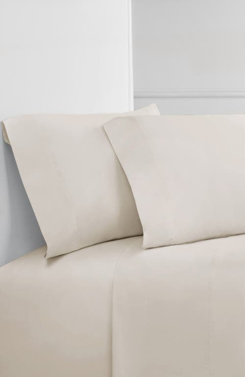 Melange Home Pleat Detail 400 Thread Count Sheet Set With Bonus Pillowcases In Neutral