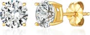 Crislu Cubic Zirconia Stud Earrings