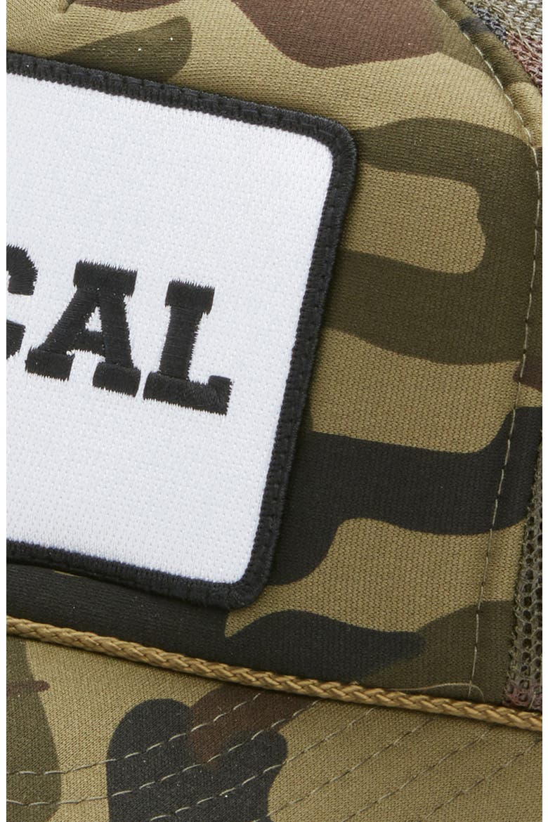 Local Trucker Hat, Alternate, color, CAMO