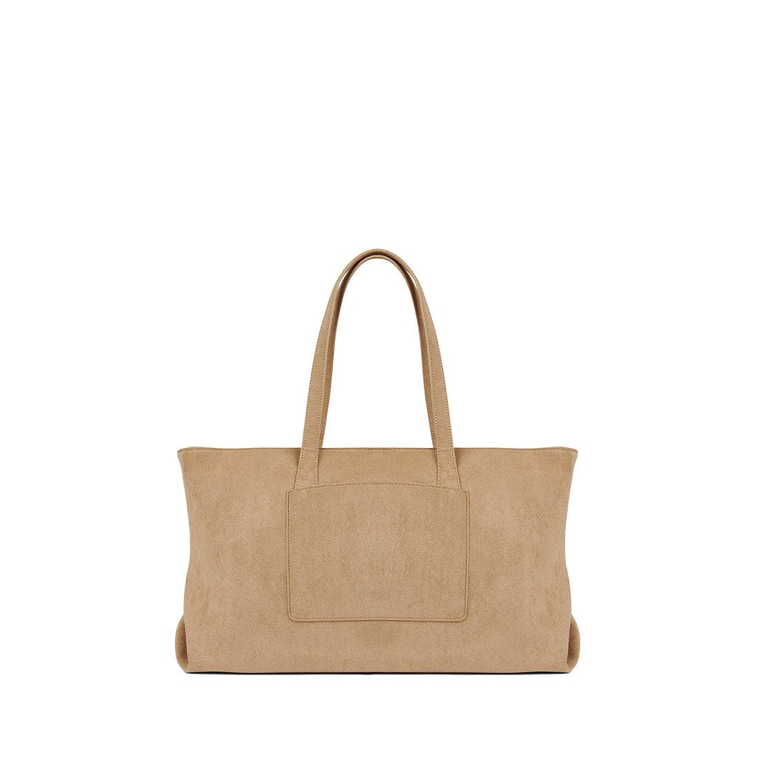 Britney - Vegan Suede Tote Bag, Alternate, color, Beige
