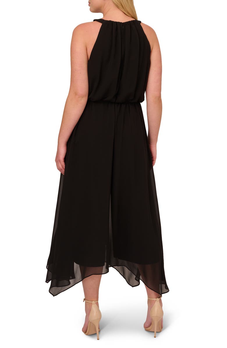 Adrianna Papell Jersey & Chiffon Jumpsuit, Alternate, color, 