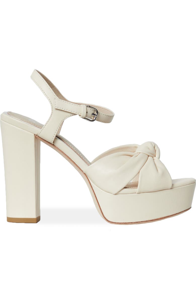 PAIGE Colbie Platform Sandal, Alternate, color, Bone
