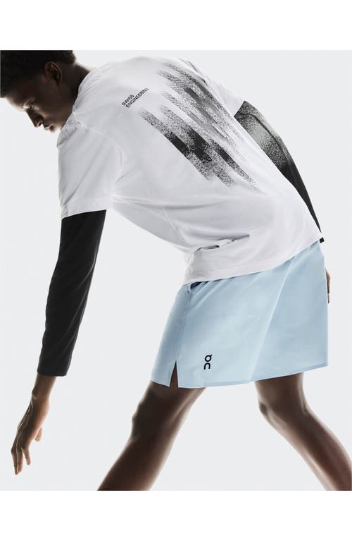 On Focus Stretch Running Shorts In Blue
