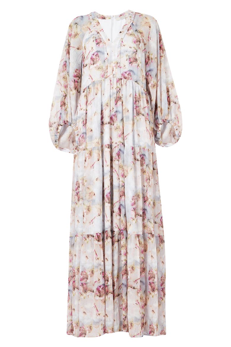 Trude Vimur Midi Dress, Alternate, color, ICE BLUE