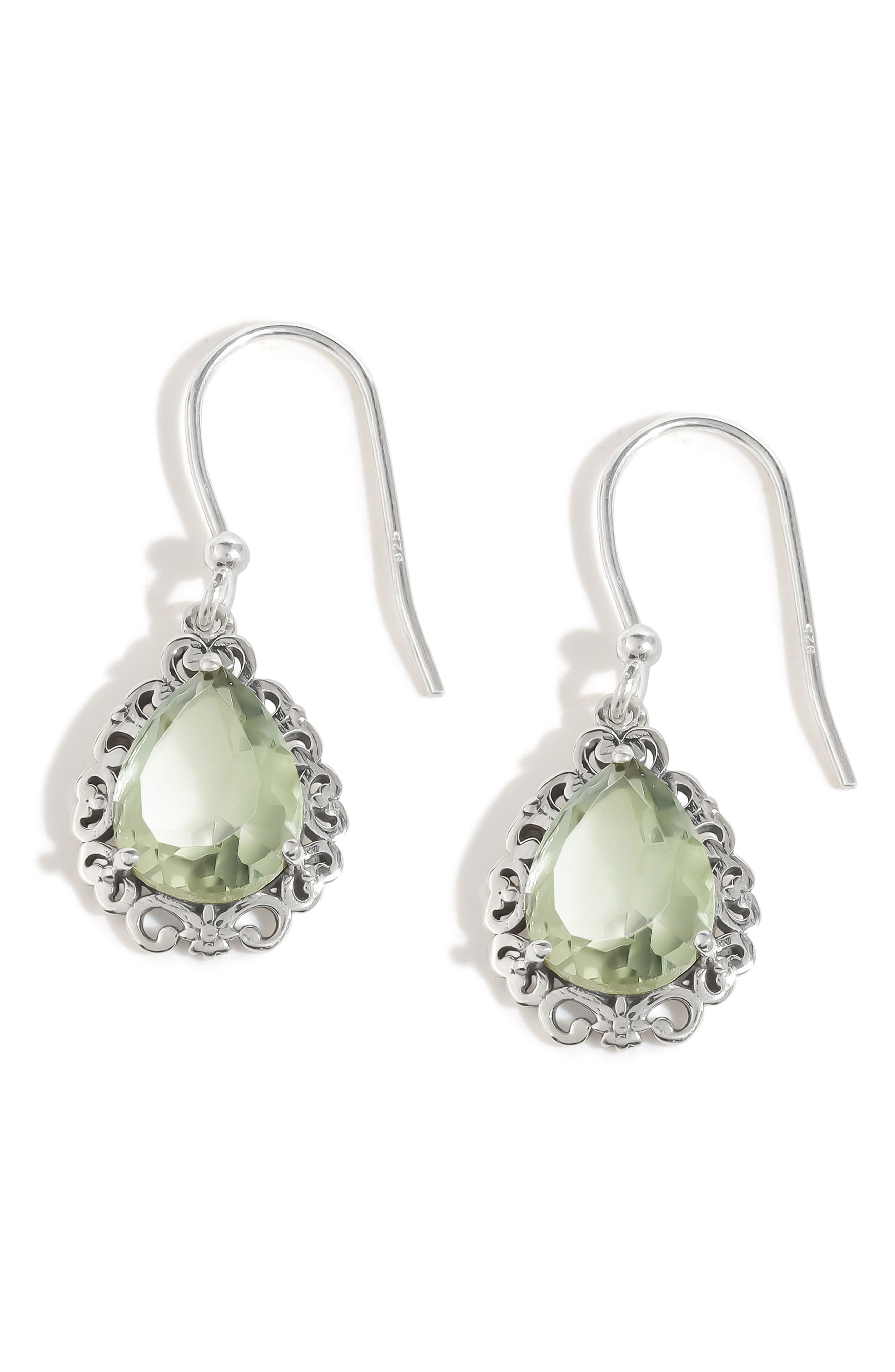 YS GEMS Parsiolite Drop Earrings