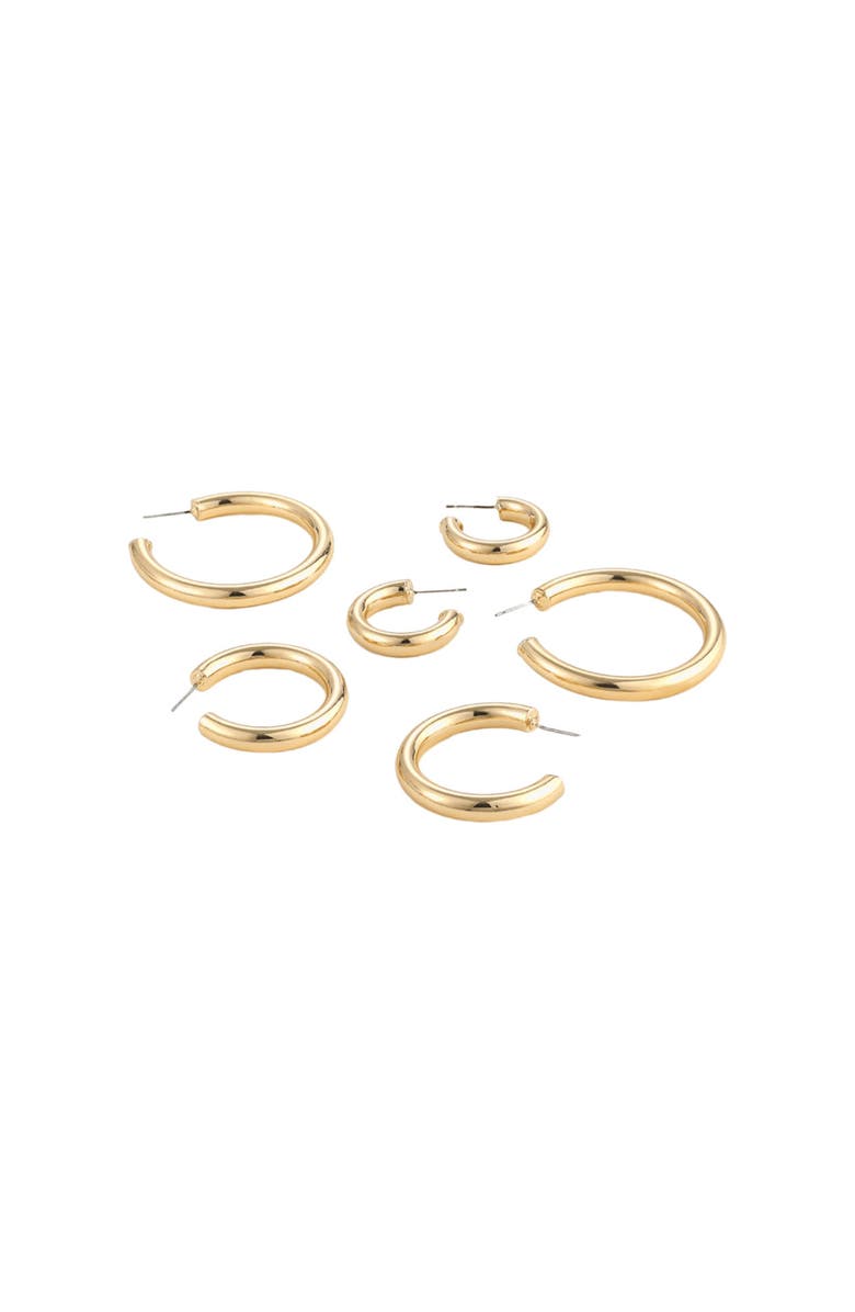 Hollywood Sensation Bold and Beautiful Hoop Earrings, Alternate, color, Gold