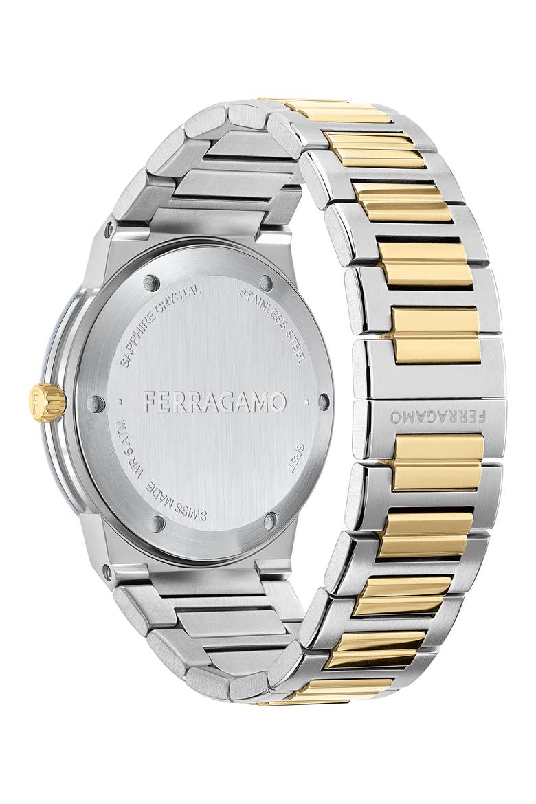 Infinity Sapphire Bracelet Watch, 41mm, Alternate, color, TWO TONE
