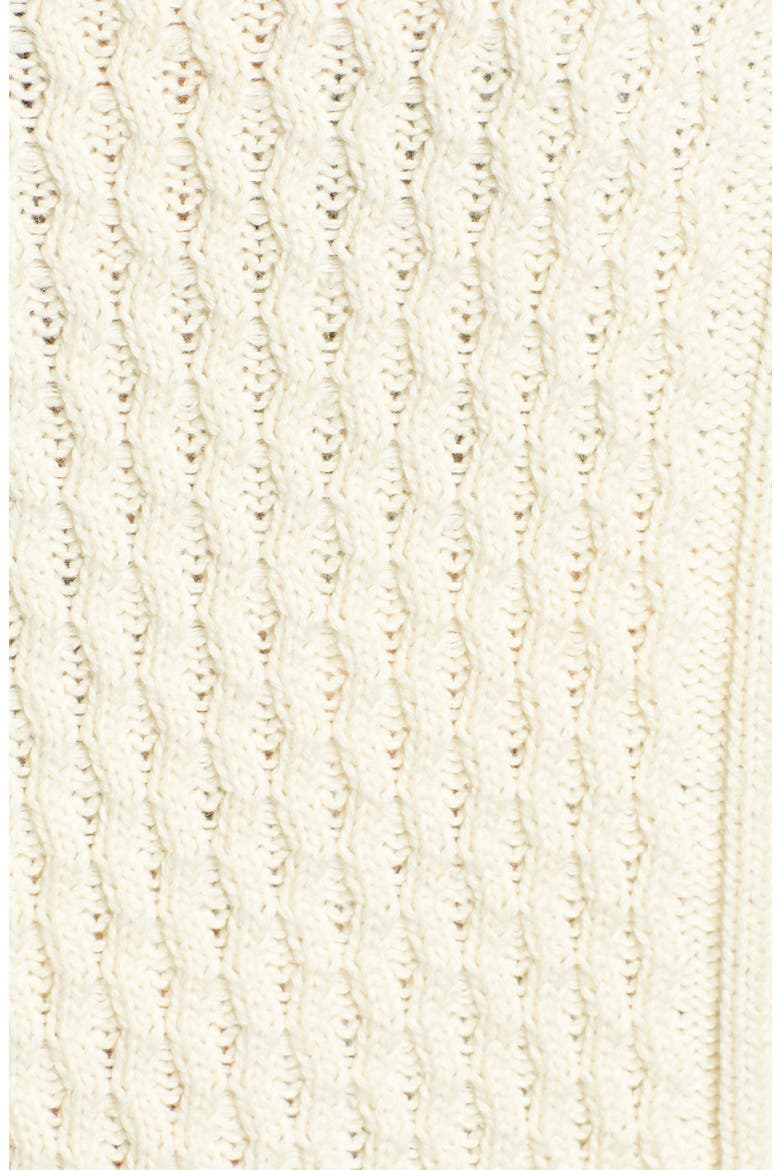 Damsel x THE ODELLS Fisherman Cardigan, Alternate, color, SAND