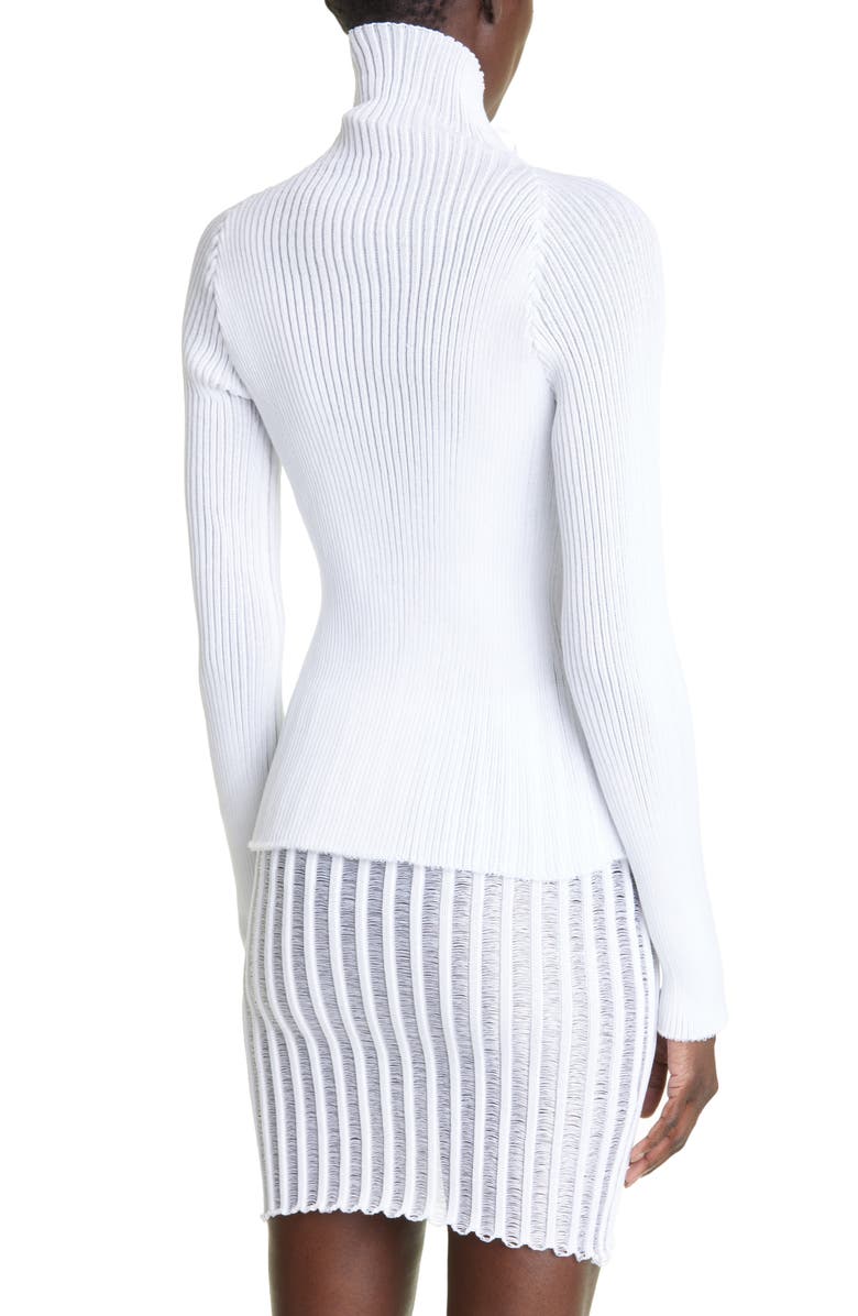 A. Roege Hove Emma Ribbed Cotton Blend Cardigan, Alternate, color,
