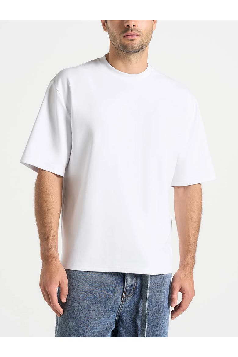 Relaxed Fit Cotton T-Shirt, Main, color, White