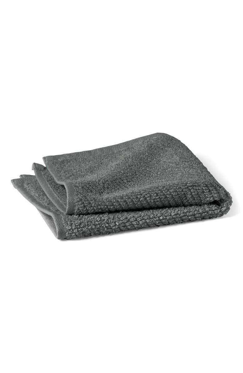 Coyuchi Air Weight<sup>®</sup> Set of 6 Organic Cotton Washcloths, Alternate, color, Shadow