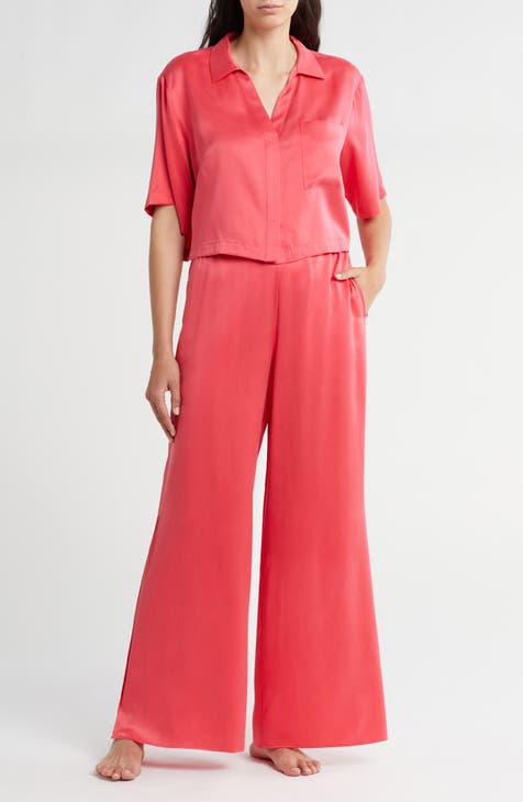 Nordstrom womens silk pajamas sale