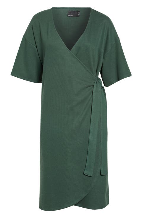 Wrap Midi Dress