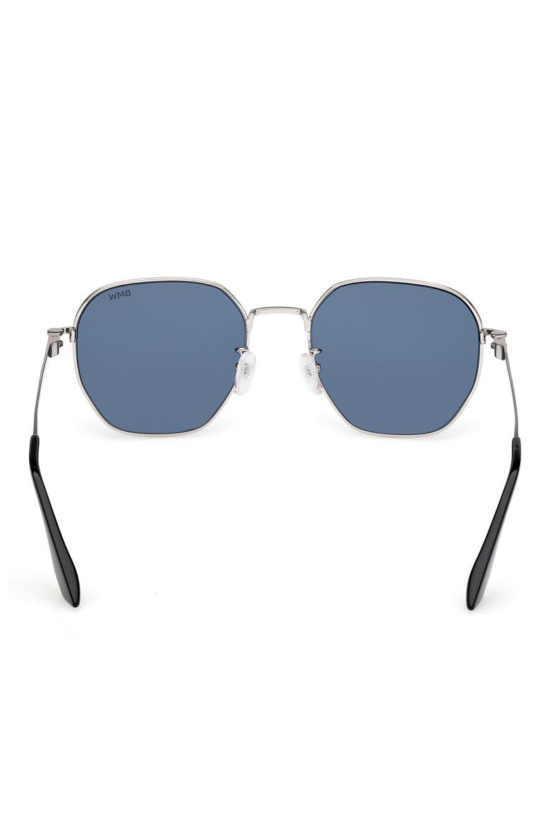 54mm Sunglasses, Alternate, color, MATTE PALLADIUM / BLUE